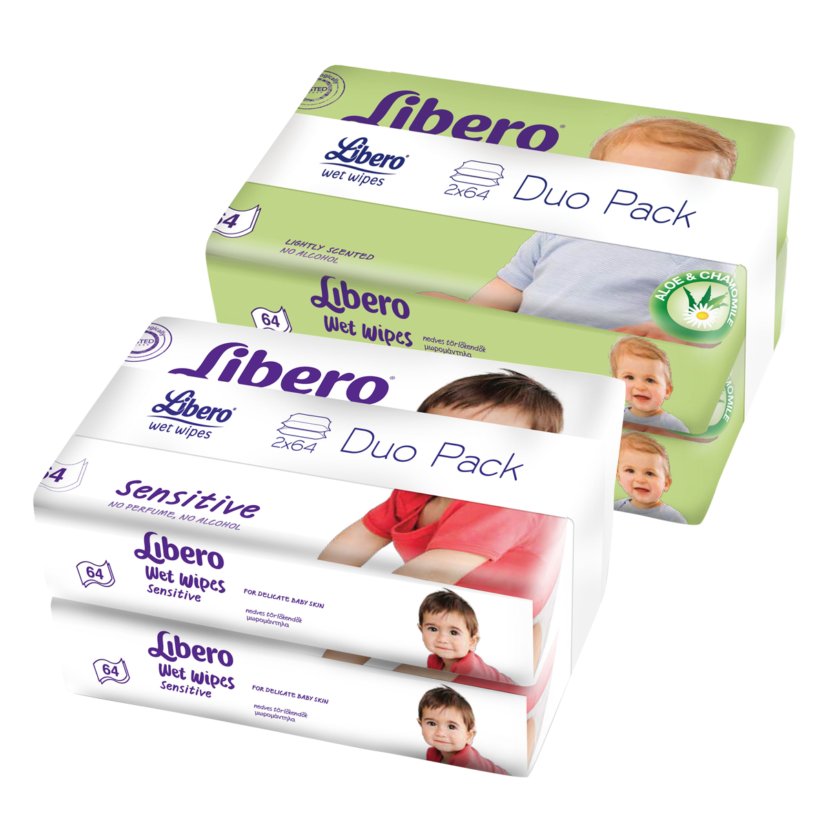 Libero nedves törlőkendő Duo Pack