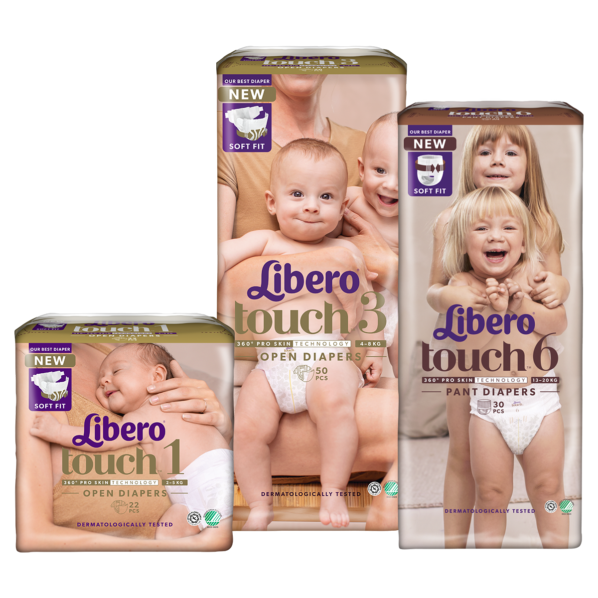 Libero Touch pelenkacsomagokra